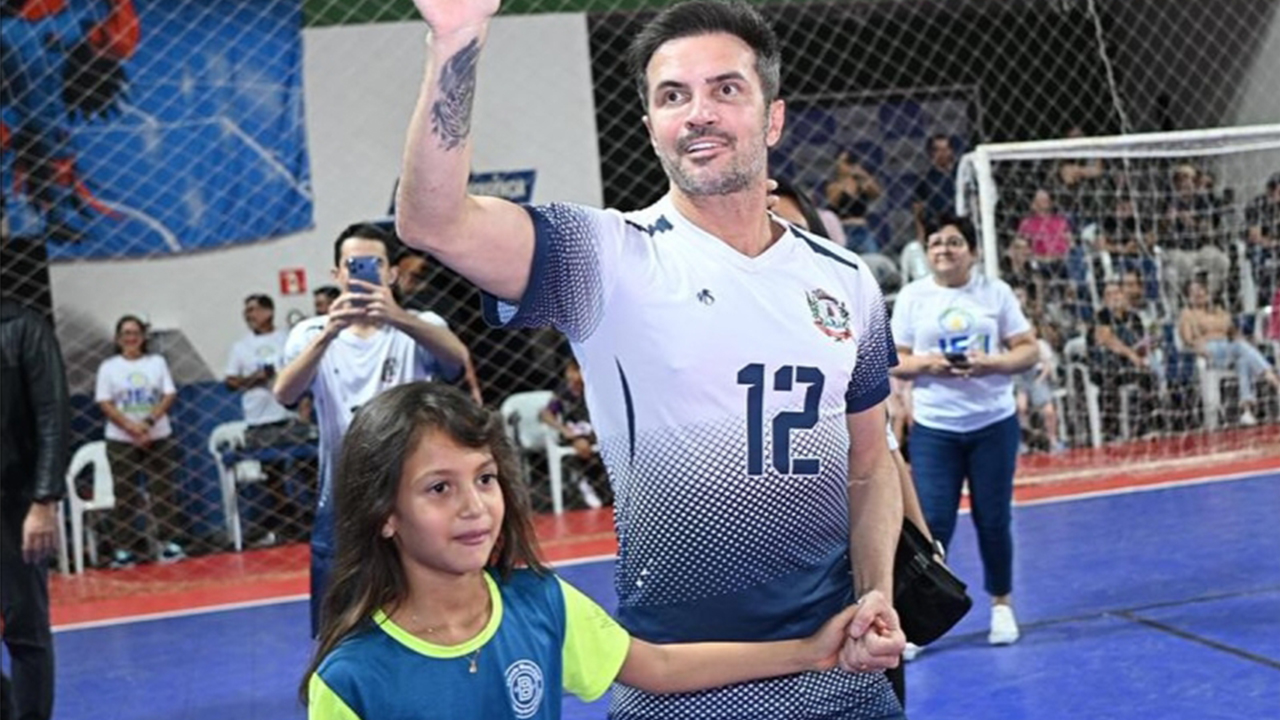 Abertura dos Jogos Escolares traz o maior jogador de futsal a Jardim