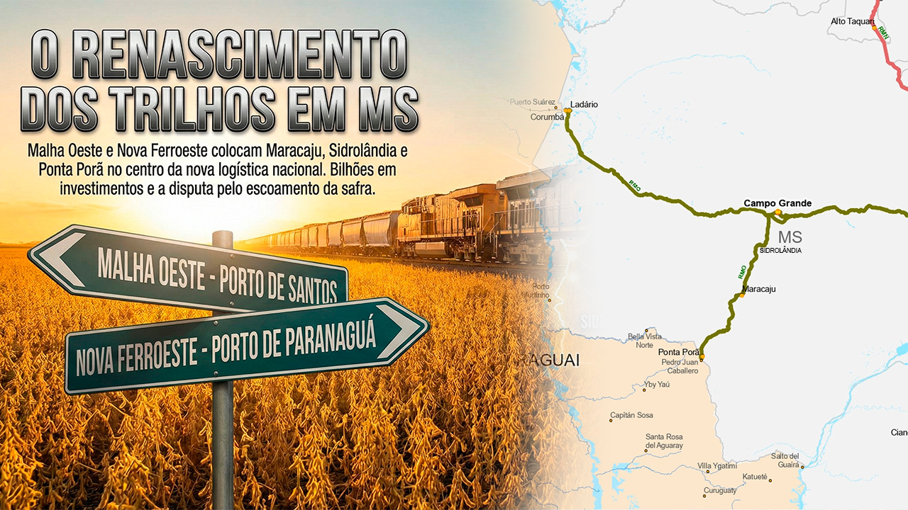 O Renascimento dos Trilhos: MS no Centro da Disputa Logística Nacional