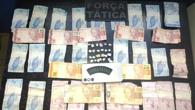 Força Tática prende homem por tráfico de drogas no São Bento em Sidrolândia