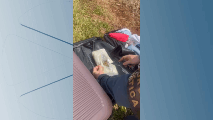 Vídeo: mulher é presa com quase 8 kg de skank em van de passageiros na MS-162