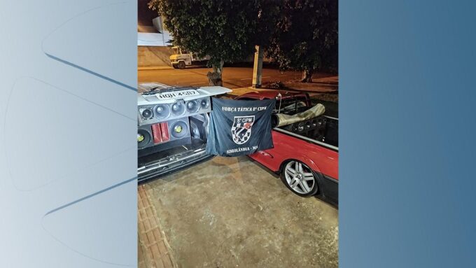 Som alto na madrugada termina em prisão e apreensão de veículos em Sidrolândia
