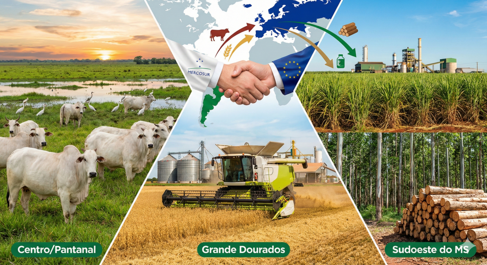 Acordo Mercosul-UE: O que muda para o bolso do produtor de MS? Entenda as oportunidades e exigências