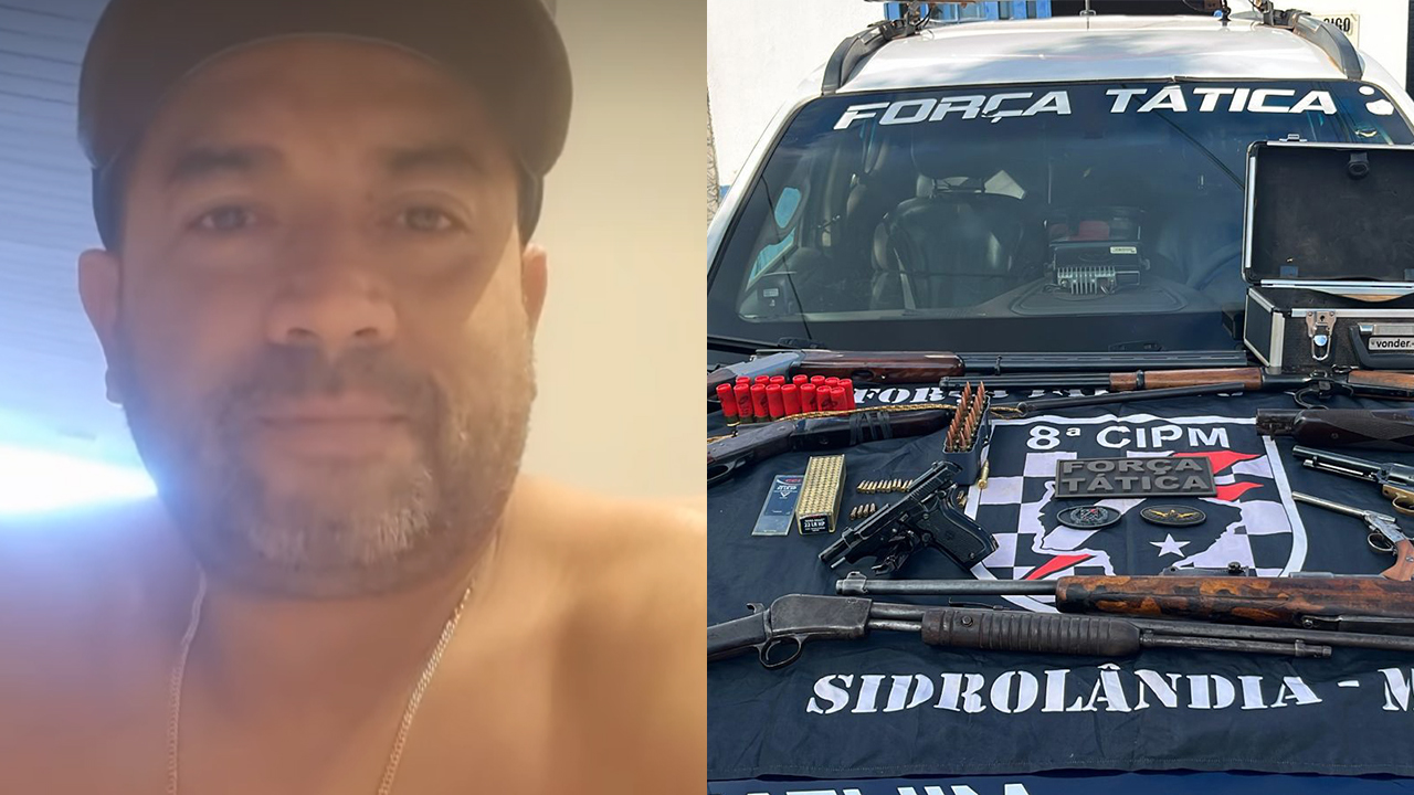 Após arsenal ser apreendido, eletricista se defende e diz que armas eram “hobby de homem”