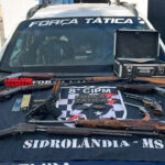 Força Tática encontra arsenal com armas de uso restrito em contêiner e prende suspeito na São Bento