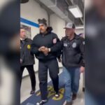 VÍDEO: Algemado, Maduro chega aos EUA e deseja ‘boa noite’ e ‘feliz ano novo’ a seguranças