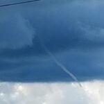 Nuvem funil reaparece em Sidrolândia e intriga moradores do Capão Seco