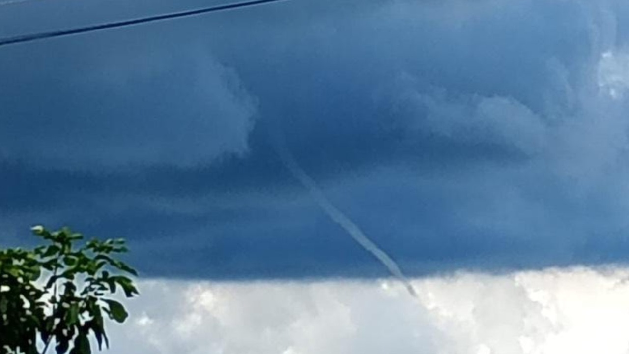 Nuvem funil reaparece em Sidrolândia e intriga moradores do Capão Seco