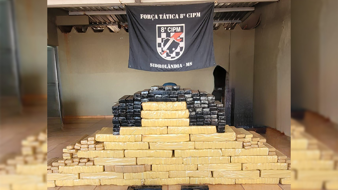 Polícia apreende 648 quilos de maconha na MS-162 e causa prejuízo milionário ao tráfico