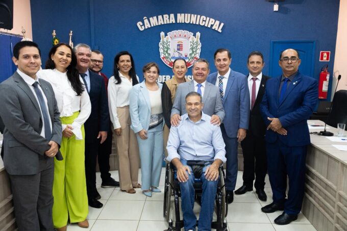 Prefeito de Jardim prestigia o inicio dos trabalhos da Câmara Municipal de Jardim