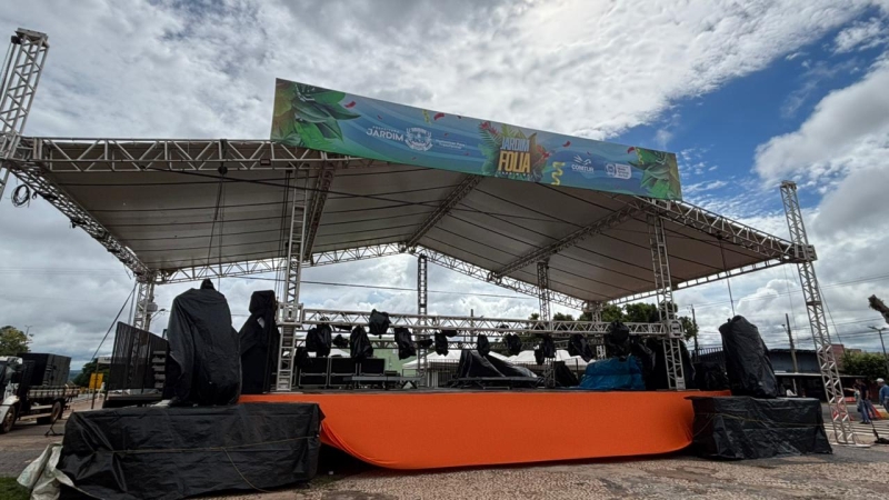 Jardim Folia 2026 inicia nesta sexta com shows diversificados e valorização de artistas locais