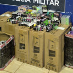 Polícia Militar apreende carga de cigarros e cigarros eletrônicos em fiscalização na MS-162