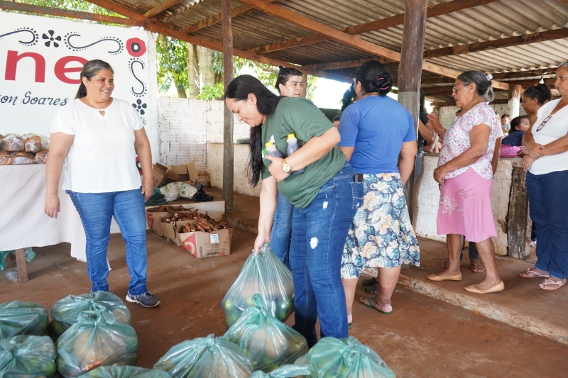 Prefeitura de Nioaque reforça segurança alimentar e entrega duas toneladas de alimentos a famílias indígenas