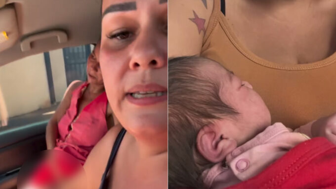 Vídeo: bebê nasce dentro do carro a caminho do hospital e amiga ajuda no parto, em Sidrolândia