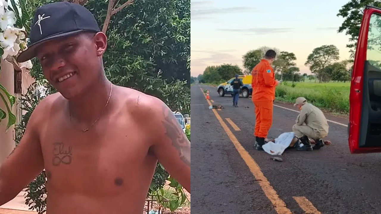 Jovem de 27 anos morre atropelado na MS-162 e motorista foge sem prestar socorro