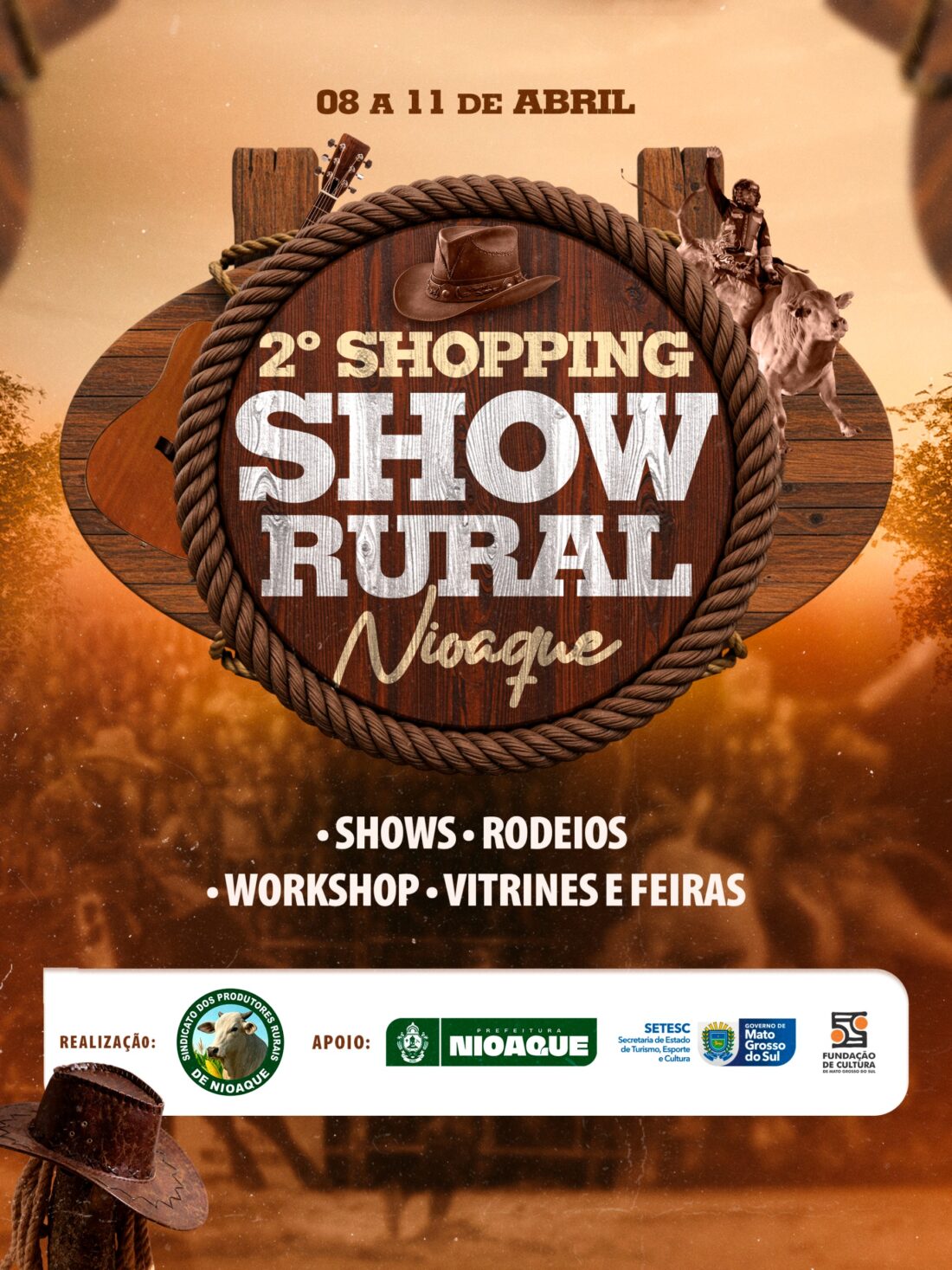 Evento do agronegócio em Nioaque deve reunir produtores e movimentar economia regional