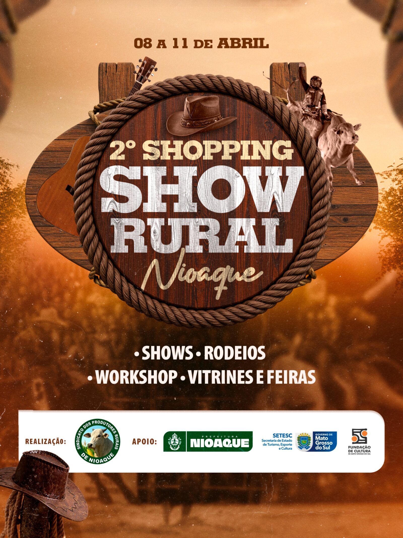 Evento do agronegócio em Nioaque deve reunir produtores e movimentar economia regional