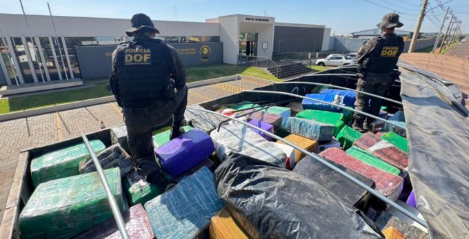 Ação conjunta entre DOF e Defron resulta na apreensão de mais de 11 mil quilos de drogas