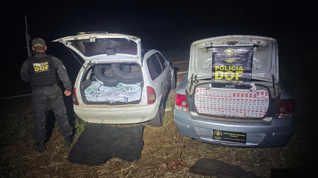 DOF apreende agrotóxicos, cigarros e pneus avaliados em mais de R$ 400 mil