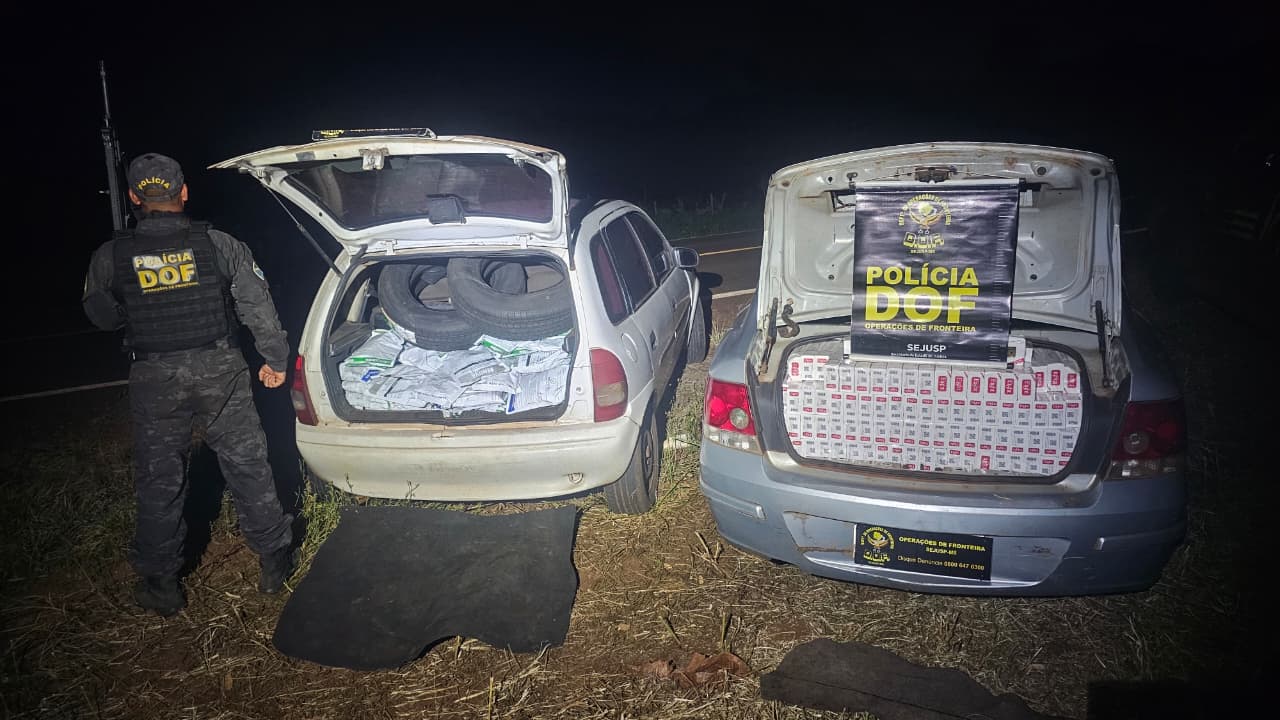 DOF apreende agrotóxicos, cigarros e pneus avaliados em mais de R$ 400 mil