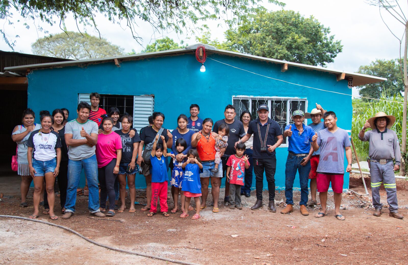Presidente da Câmara de Sidrolândia, Otacir Figueredo, visita comunidade indígena e busca soluções para dificuldades enfrentadas