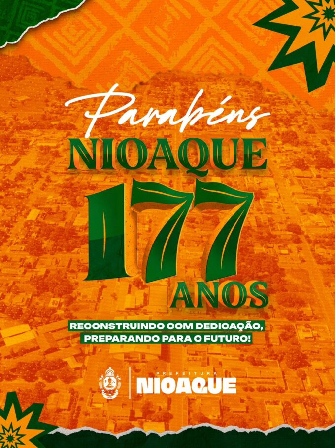 Nioaque celebra 177 anos com entregas de obras e presença do governador Eduardo Riedel