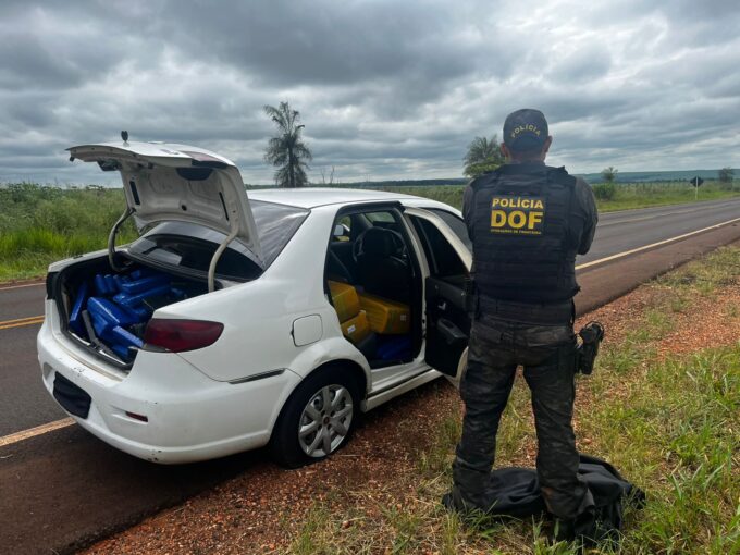 DOF apreende 700 quilos de maconha após perseguição em Ponta Porã