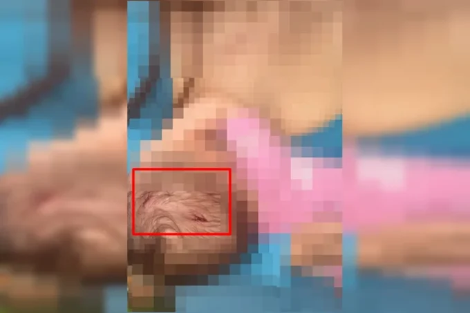 Homem tenta agredir namorada e fura cabeça da filha que era amamentada