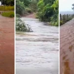 Chuvas causam danos em estradas e pontes; Prefeitura de Sidrolândia faz alerta à população