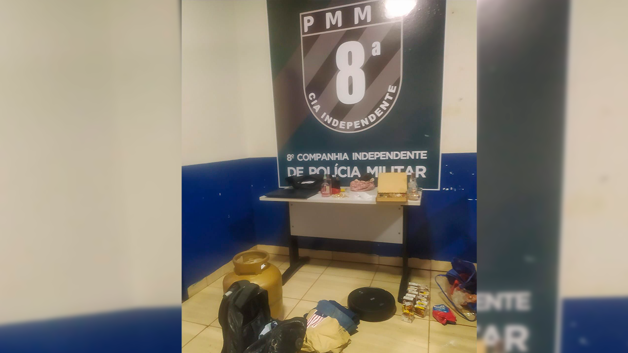 Suspeito de série de furtos é capturado por moradores após tentativa de fuga em Sidrolândia