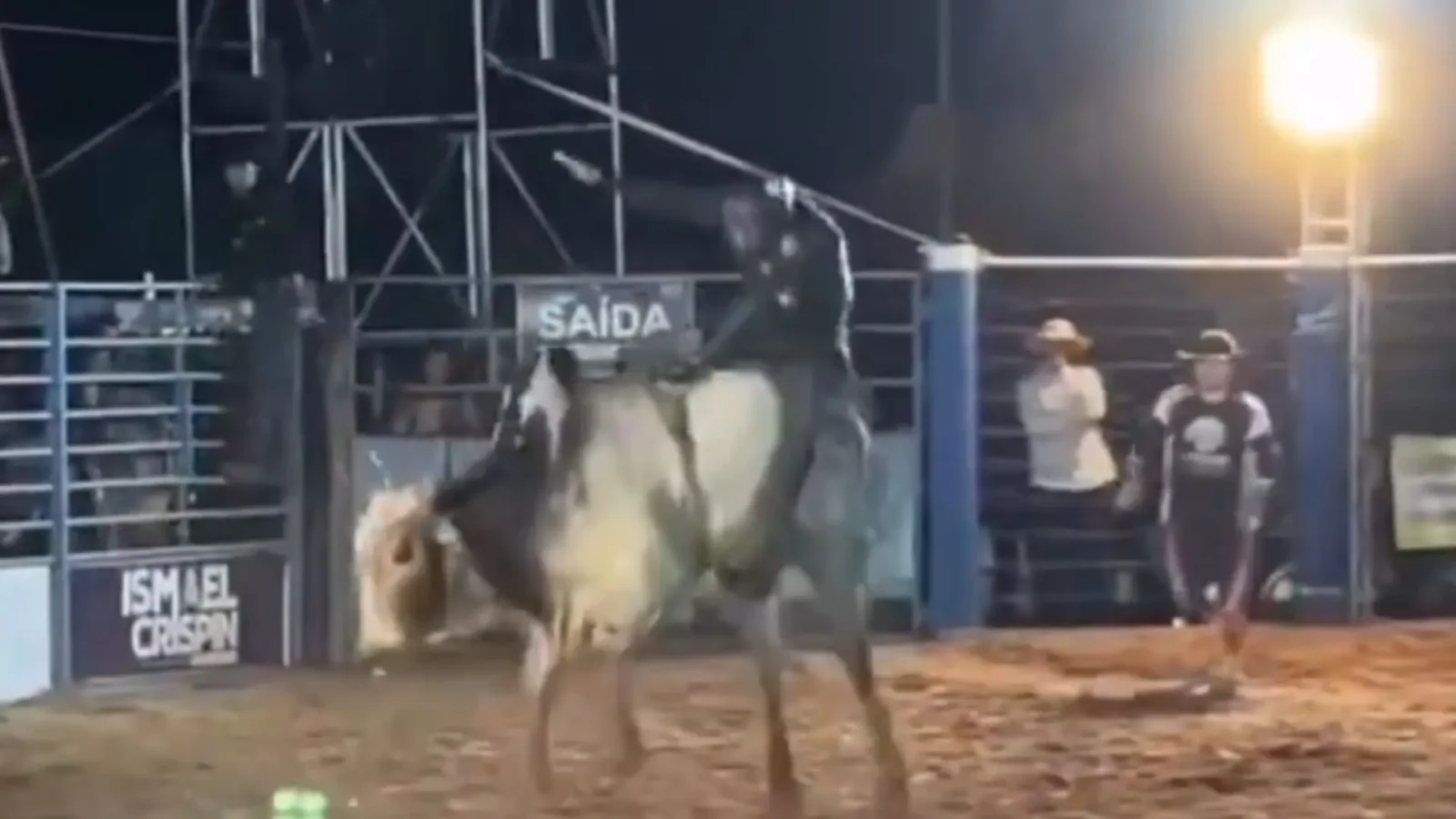 VÍDEO: Peão morre ao ser pisoteado por touro durante rodeio em Rondônia
