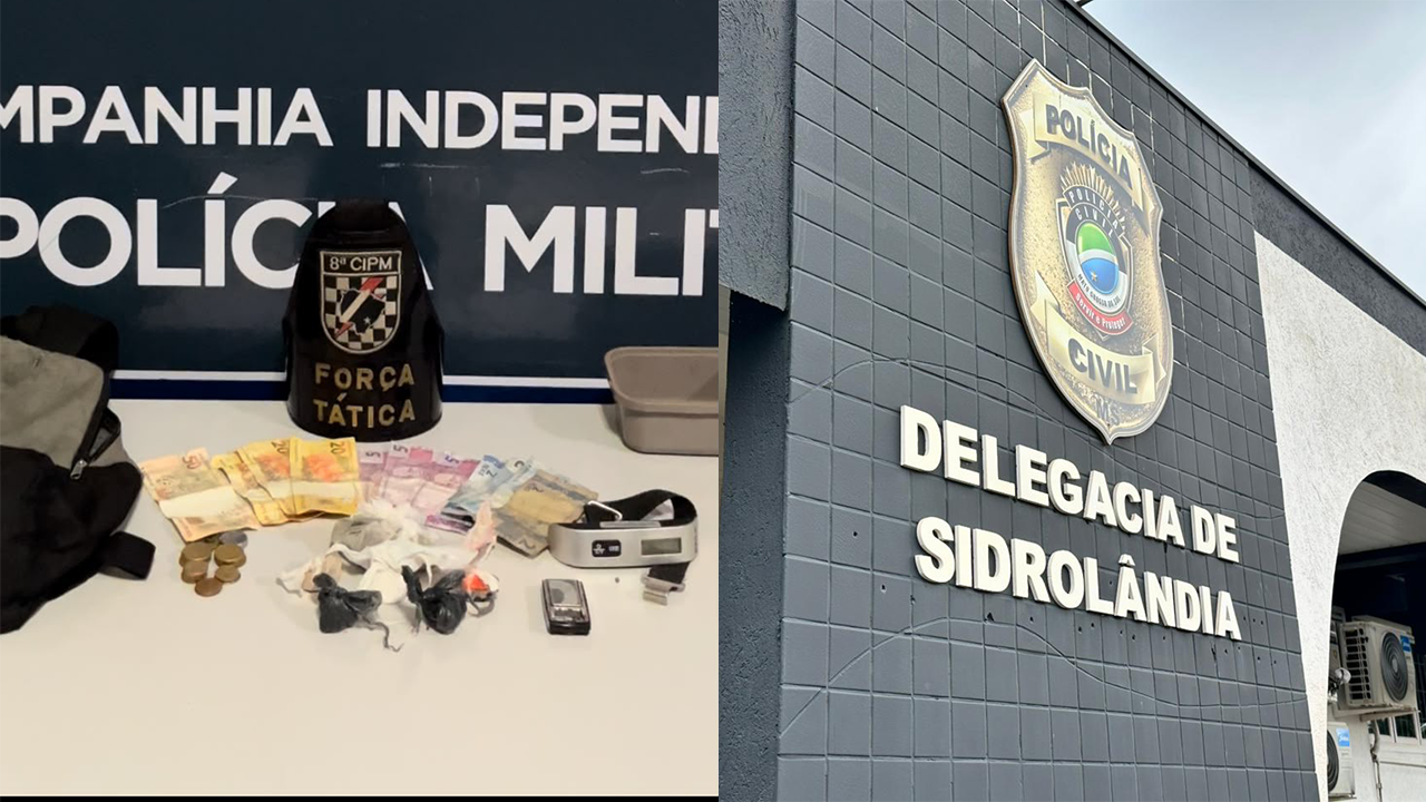Força Tática apreende cocaína, pasta base e maconha e prende suspeito no bairro São Bento