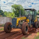 Secretaria Municipal de Infraestrutura realiza manutenção em várias regiões do município