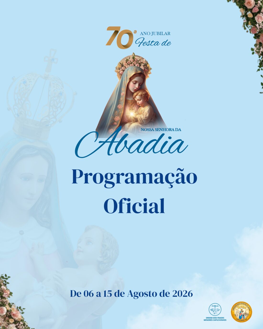 Com novidades, paróquia divulga programação da 70ª festa de nossa senhora da abadia em Sidrolândia